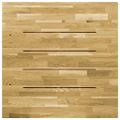 vidaXL Stolová doska dubové drevo štvorcová 23 mm 80x80 cm