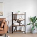 vidaXL Regál na knihy 7 úrovní 75 x 30 x 123,5 cm Kompozitné drevo