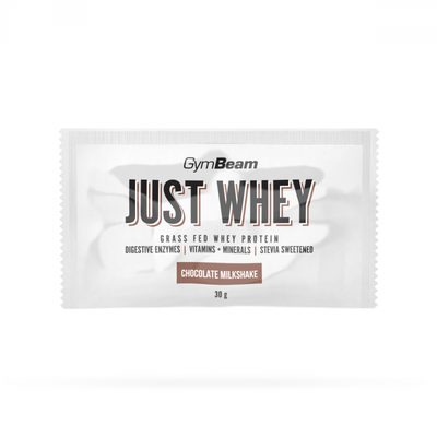 Just Whey Grass-Fed Protein – GymBeam, čokoládový milkshake, 30 g