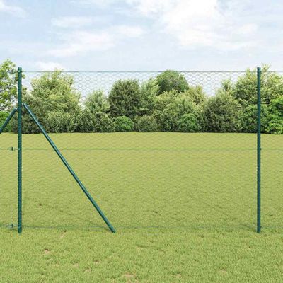 vidaXL Vonkajší šesťuholníkový fénový základný upevňovač 50 x 1,6 m