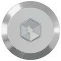 vidaXL Nábytkové skrutky 2 ks Strieborná M6 x 70 mm Oceľ