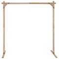 vidaXL Svadobný oblúk Svetlohnedá 225 x 95 x 226 cm Borovicový masív
