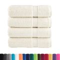 vidaXL Prémiové utierky na ruky SOLUND 4 ks krémové 50x100 cm 600 g/m²