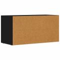 vidaXL TV skrinka ELST 80 x 35 x 40 cm Čierna Kompozitné drevo