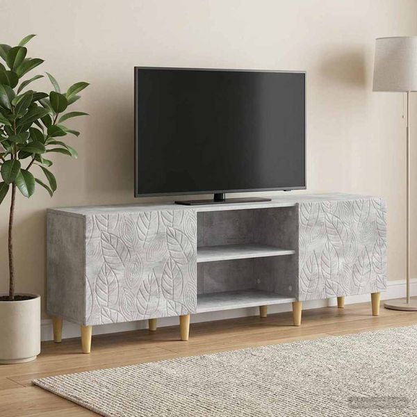 vidaXL TV skrinka 150 x 31 x 50 cm Betónovo sivá Kompozitné drevo