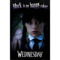 Plagát Wednesday - Black is my Happy Colour