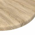vidaXL Vrchná doska Ø 30 x 1,5 cm Okrúhly Kompozitné drevo Dub sonoma