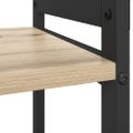 vidaXL Regál na knihy 60 x 30 x 50 cm Kompozitné drevo Sonoma dub