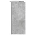 vidaXL Recepčný stôl betónovo sivý 100x50x103,5 cm kompozitné drevo