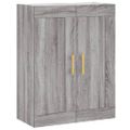 vidaXL Vysoká skrinka sivý dub sonoma 69,5x34x180 cm spracované drevo