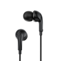 XO drôtové slúchadlá EP86 jack 3,5 mm čierne
