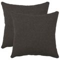 vidaXL Poťah na podložku 2 pcs HEERLEN Tmavosivá 50 x 50 cm Bouclé