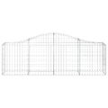 vidaXL Oblúkový gabionový kôš 6 ks 200x30x60/80 cm pozinkované železo