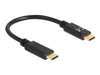USB Type-C Nabíjací kábel 15 cm PD 5 A