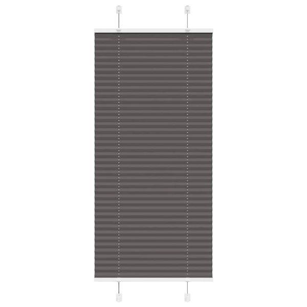 vidaXL plisovaná roleta čierna 65x150 cm Šírka látky 64,4 cm