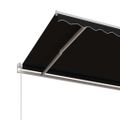 vidaXL Automatická zaťahovacia markíza 400x350 cm antracitová