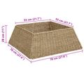 vidaXL Okrúžok na vianočný stromček Hnedá 70 x 70 x 28 cm Morská tráva