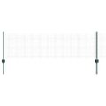 vidaXL Zvarené pletivo s podperami 10 x 0,6 m PVC potiahnutá oceľ