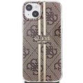 Puzdro Guess pre iPhone 15 Plus 6,7" GUHCP15MH4PSEGW hnedá HC IML 4G GOLD STRIPE