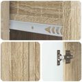 vidaXL Servírovacia skriňa Dub sonoma 66 x 34,5 x 91,5 cm