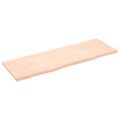 vidaXL Kúpeľňová doska 180x60x(2-4) cm neošetrený masív