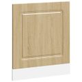 vidaXL Panel umývačky riadu Kalmar dub sonoma 60x1,5x57 cm kompozitné drevo