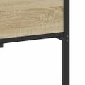 vidaXL Posteľný rám bez matraca dub sonoma 90x200 cm kompozitné drevo