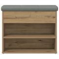 vidaXL Lavička na topánky Artisan Dub 62x32x50 cm Engineered Wood