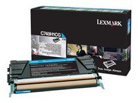 Vysoká výťažnosť - azúrová - originálna - kazeta s farbivom LCCP, LRP - pre Lexmark C748de, C748dte, C748e