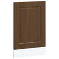 vidaXL Panel umývačky riadu Porto hnedý dub 45x1,5x57 cm kompozitné drevo
