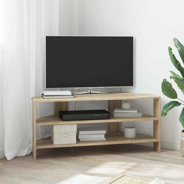 vidaXL RohováTVskriňa Sonoma dub 102x40,5x45cm Kompozitné drevo