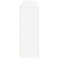 vidaXL Komoda s LED svetlami biela 181,5x37x100 cm