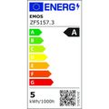 LED žiarovka Filament A60 A CLASS/ E27 / 5 W (75 W) / 1 060 lm / teplá biela