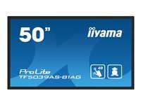 50" Trieda uhlopriečky displej LCD s LED podsvietením - digital signage - s vstavaný mediálny prehrávač a dotyková obrazovka (multi touch) - Android - 4K UHD (2160p) 3840 x 2160 - čierna