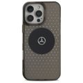 Puzdro Mercedes pre iPhone 16 Pro 6,3" MEHMP16L23HCPK Hardcase MB Case Star Pattern čierne