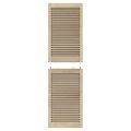 vidaXL Skříňové dvere s dverami 2 ks Prírodná 170 x 2,1 x 49,5 cm