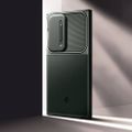 Puzdro Spigen Optik Armor pre Samsung Galaxy S24 Ultra, tmavozelená