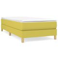vidaXL Boxspring posteľ s matracom zelená 100x200 cm látka