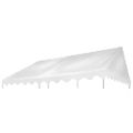 vidaXL Strieška na altánok biela 3x4 m PVC 500 g/m²