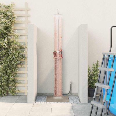 vidaXL Externá sprcha 246 cm Prírodná