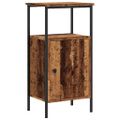 vidaXL Nočné stolíky 2 ks staré drevo 41x31x80 cm kompozitné drevo