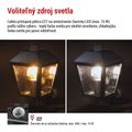 Záhradné nástenné svietidlo ADENIA, 19,8 x 15 x 27,8 cm, 1 x E27, 15 W