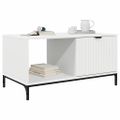 vidaXL Konferenčný stolík Biela 90 x 49 x 46 cm Kompozitné drevo