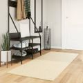 vidaXL Koberec HUARTE krátky vlas mäkký a umývateľný krémový 80x250 cm