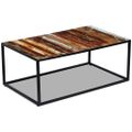 vidaXL Konferenčný stolík, recyklovaný masív 100x60x40 cm