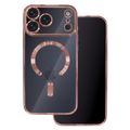 Color Chrome Mag case for iPhone 17 Pro Max 6,9" / 18 Pro Max 6,9" rose gold
