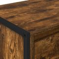 vidaXL Nočný stolík 2 ks Dymová dub 39,5 x 30 x 50 cm Kompozitné drevo