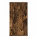 vidaXL Skrinka na gramofónové platne Dymový dub 38 x 33 x 61 cm