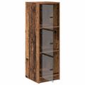 vidaXL Highboard Staré drevo 35 x 37 x 109 cm Kompozitné drevo