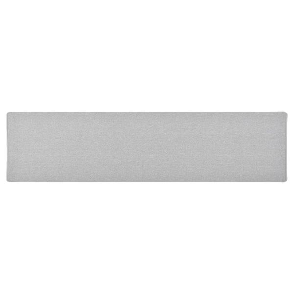 vidaXL Kobercový behúň svetlosivý 50x200 cm